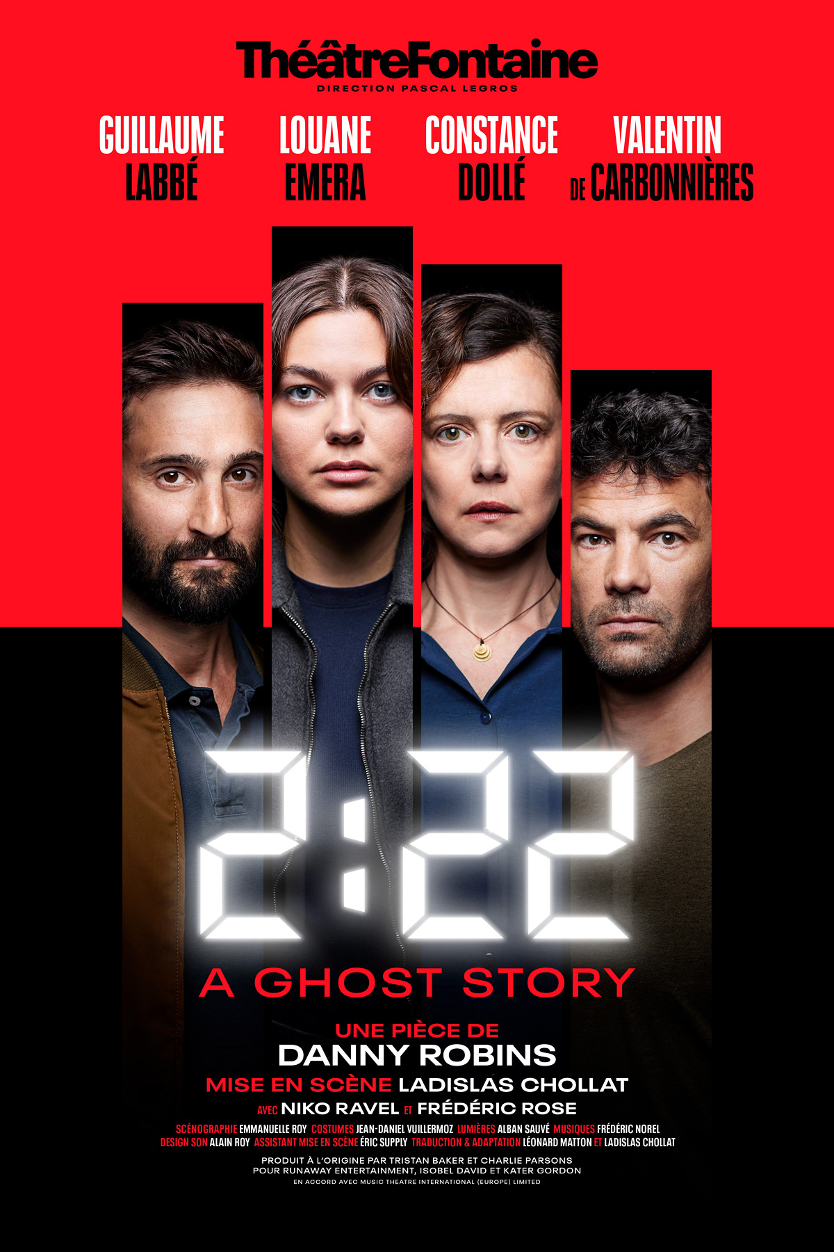 Affiche spectacle 2:22 Paris 