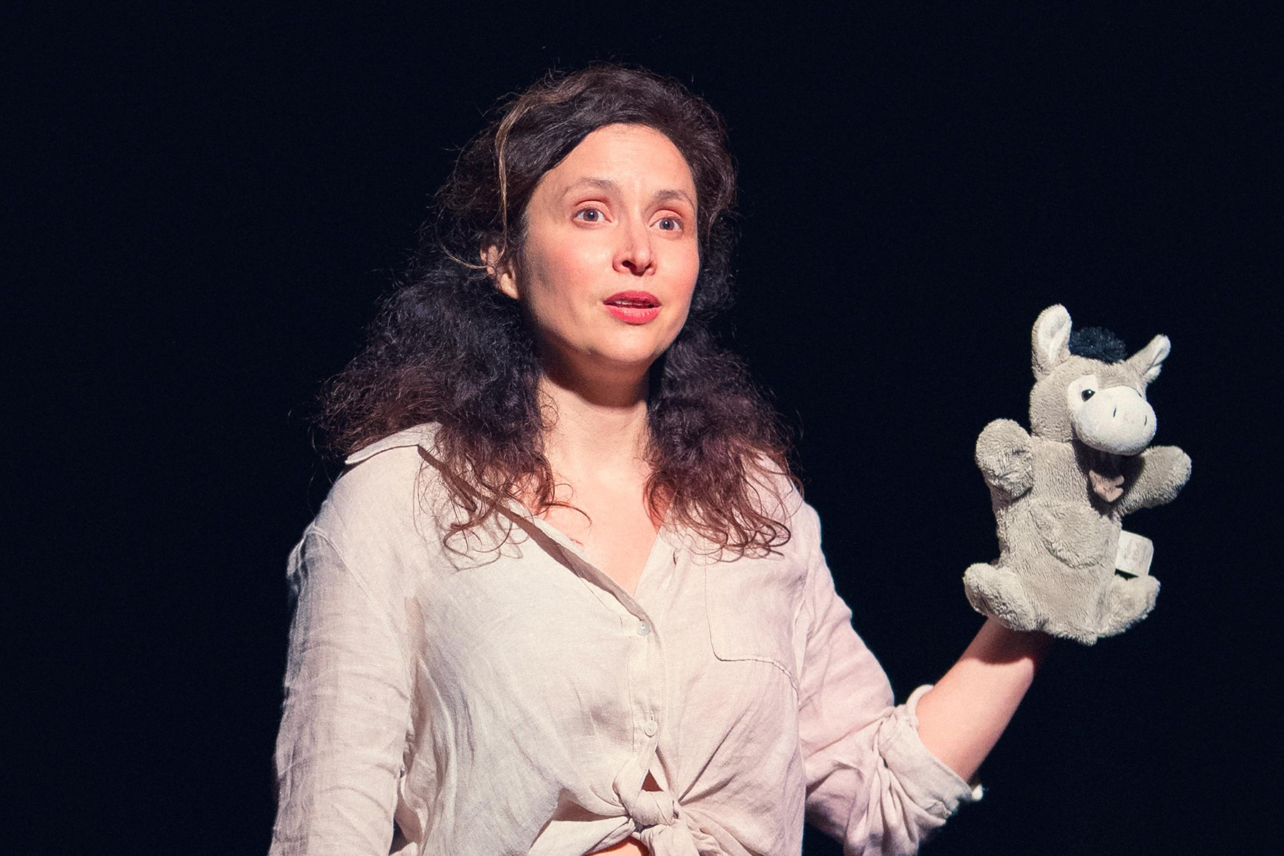 Photo de scène spectacle "En tongs au pied de l'Himalaya"