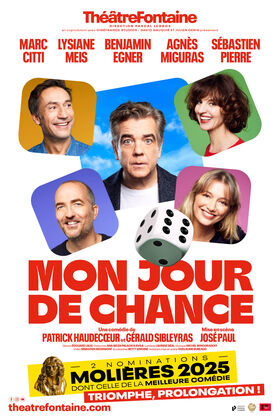 Affiche spectacle Mon Jour de chance 2026