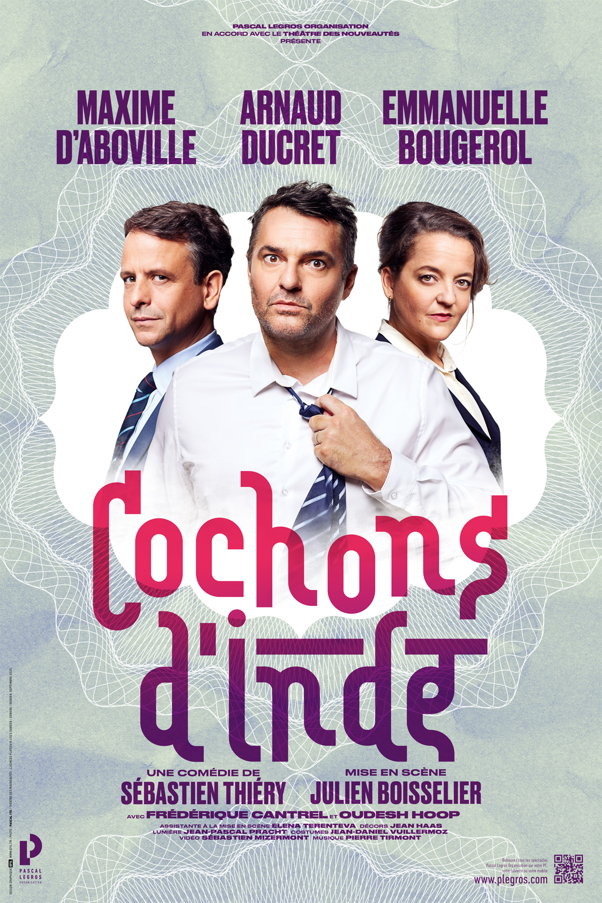Affiche spectacle Cochons d'Inde